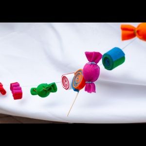 Felted Candy Garland *HANDMADE*